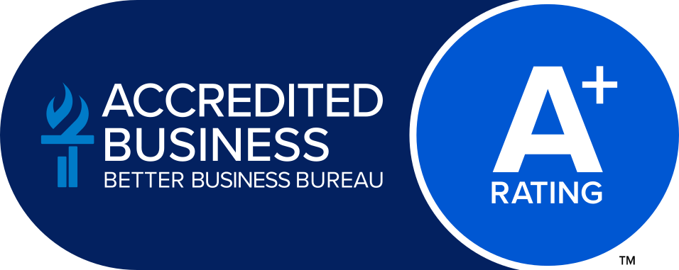 BBB Accredited Business, A+ Rating