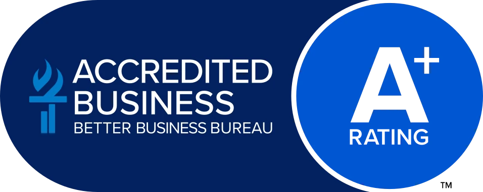 BBB Accredited Business, A+ Rating